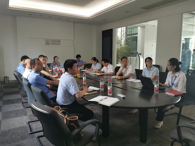 我司陪同嘉興市場監(jiān)管局領(lǐng)導調(diào)研禾欣集團