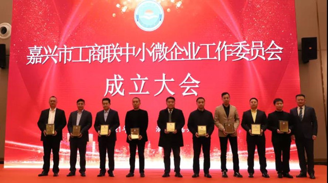 嘉興市工商聯(lián)中小微企業(yè)工作委員會成立，我司當(dāng)選副主任委員